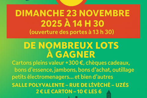 Loto de l'Amicale de la Mairie