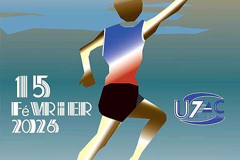 Affiche cross UZAC Haras Uzès 1/2 finale France cross country